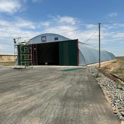 бескаркасные ангары