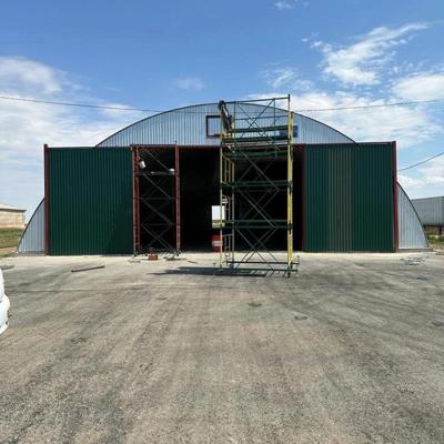 бескаркасные ангары