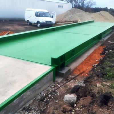 Автомобильные весы АСП 60 тонн 12 метров на поверхности