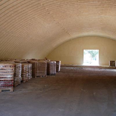 бескаркасные ангары