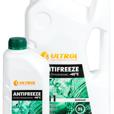 АНТИФРИЗ ULTROL G11 зеленый -40